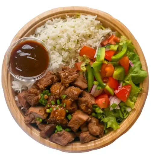 Poutine or rice bowl